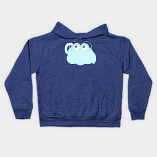 "What even is this weather?" mood cloud Kids Hoodie